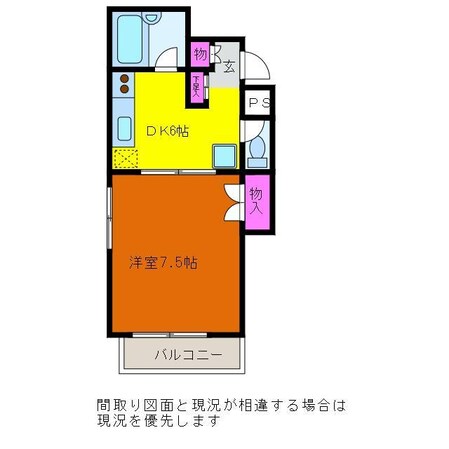 コーポタイワの物件間取画像